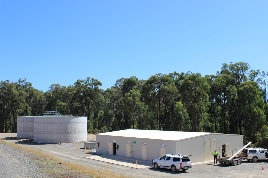 Marysville WTP - Treatment Building and Clearwater Tanks