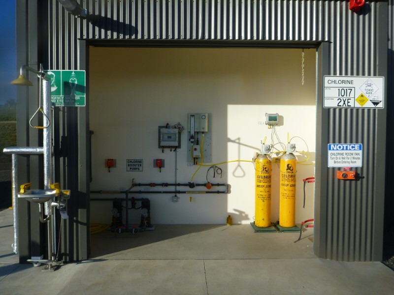 Gunning WTP - Chlorine Storage and Dosing Room