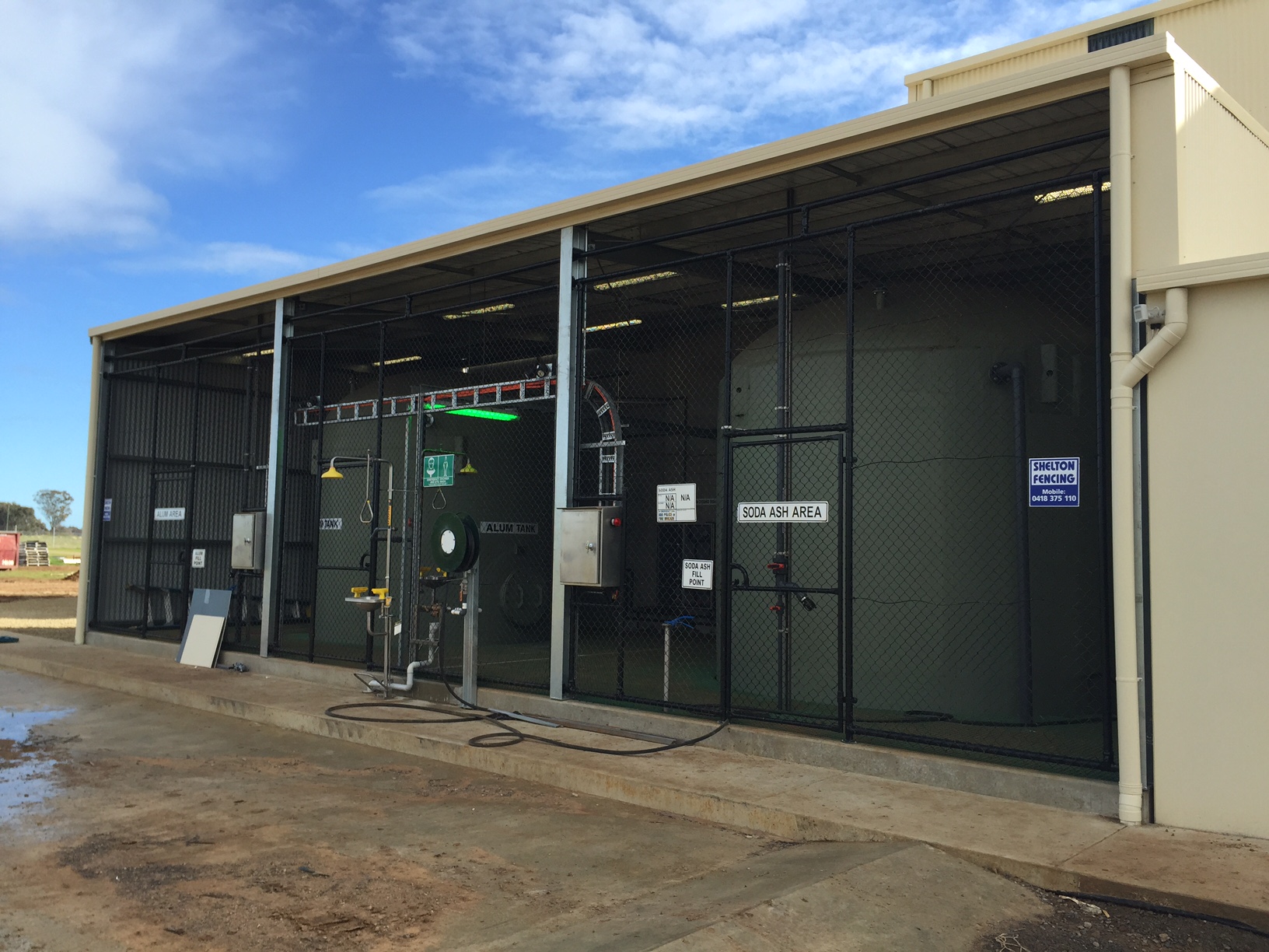 Numurkah WTP - Chemical Delivery Area